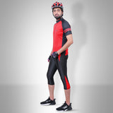 Delight Cycling Kit - 3Q & Jersey Black/Red