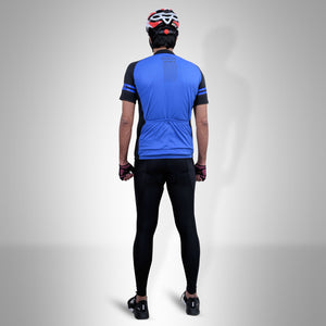 Delight Cycling Kit - Tight & Jersey Black/Blue
