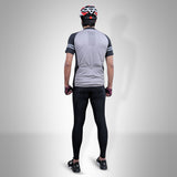 Delight Cycling Kit - Tight & Jersey Black/Grey
