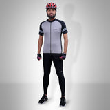 Delight Cycling Kit - Tight & Jersey Black/Grey