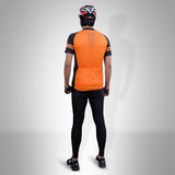 Delight Cycling Kit - Tight & Jersey Black/Orange