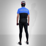Demure Cycling Kit - Tight & Jersey Black/Blue