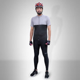 Demure Cycling Kit - Tight & Jersey Black/Grey