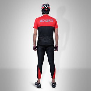 Demure Cycling Kit - Tight & Jersey Black/Red