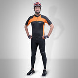 Diversity Cycling Kit - Tight & Jersey Black/Orange
