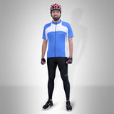 Diversity Cycling Kit - Tight & Jersey White/Blue
