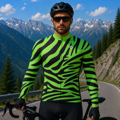 Men Cycling Full Sleeves Jerseys STY-15