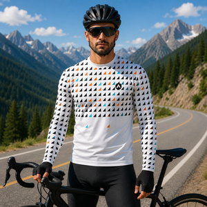 Men Cycling Full Sleeves Tee STY-04