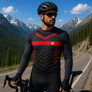 Men Cycling Full Sleeves Tee STY-07