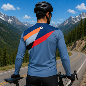 Men Cycling Full Sleeves Tee STY-08