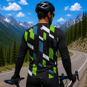 Men Cycling Full Sleeves Tee STY-10