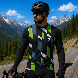 Men Cycling Full Sleeves Tee STY-10