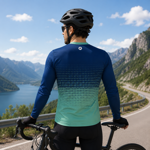 Men Cycling Full Sleeves Tee STY-12