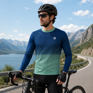 Men Cycling Full Sleeves Tee STY-12