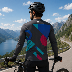 Men Cycling Full Sleeves Tee STY-14