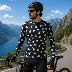 Men Cycling Full Sleeves Tee STY-17