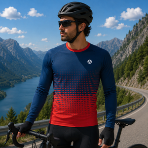 Men Cycling Full Sleeves Tee STY-19