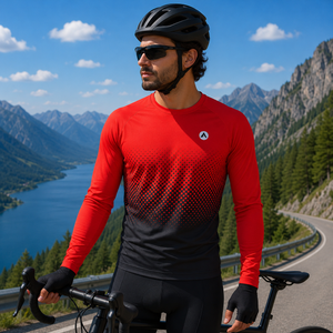 Men Cycling Full Sleeves Tee STY-20