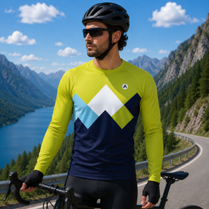 Men Cycling Full Sleeves Tee STY-21