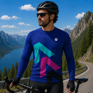 Men Cycling Full Sleeves Tee STY-24