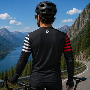 Men Cycling Full Sleeves Tee STY-26