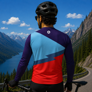 Men Cycling Full Sleeves Tee STY-30