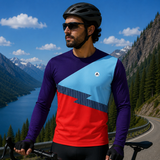 Men Cycling Full Sleeves Tee STY-30