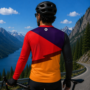 Men Cycling Full Sleeves Tee STY-31
