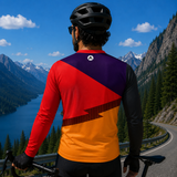 Men Cycling Full Sleeves Tee STY-31