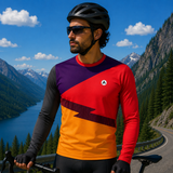 Men Cycling Full Sleeves Tee STY-31