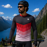 Men Cycling Full Sleeves Tee STY-34