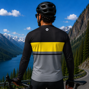 Men Cycling Full Sleeves Tee STY-35