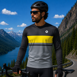 Men Cycling Full Sleeves Tee STY-35