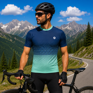 Men Cycling Half Sleeves Tee STY-12