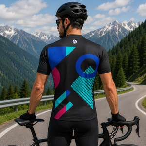 Men Cycling Half Sleeves Tee STY-14