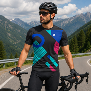 Men Cycling Half Sleeves Tee STY-14