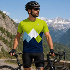 Men Cycling Half Sleeves Tee STY-21