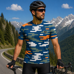 Men Cycling Half Sleeves Tee STY-33
