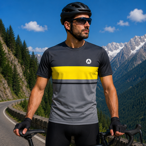 Men Cycling Half Sleeves Tee STY-35